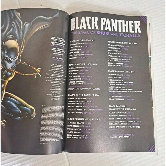 Black Panther The Saga of Shuri and T'Challa Marvel Comics TPB Paperback New - Picture 4 of 4